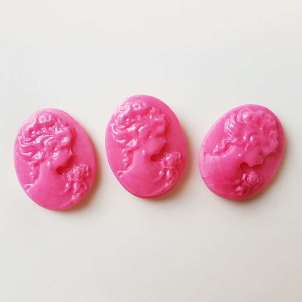 Fondantform Kamee 3er