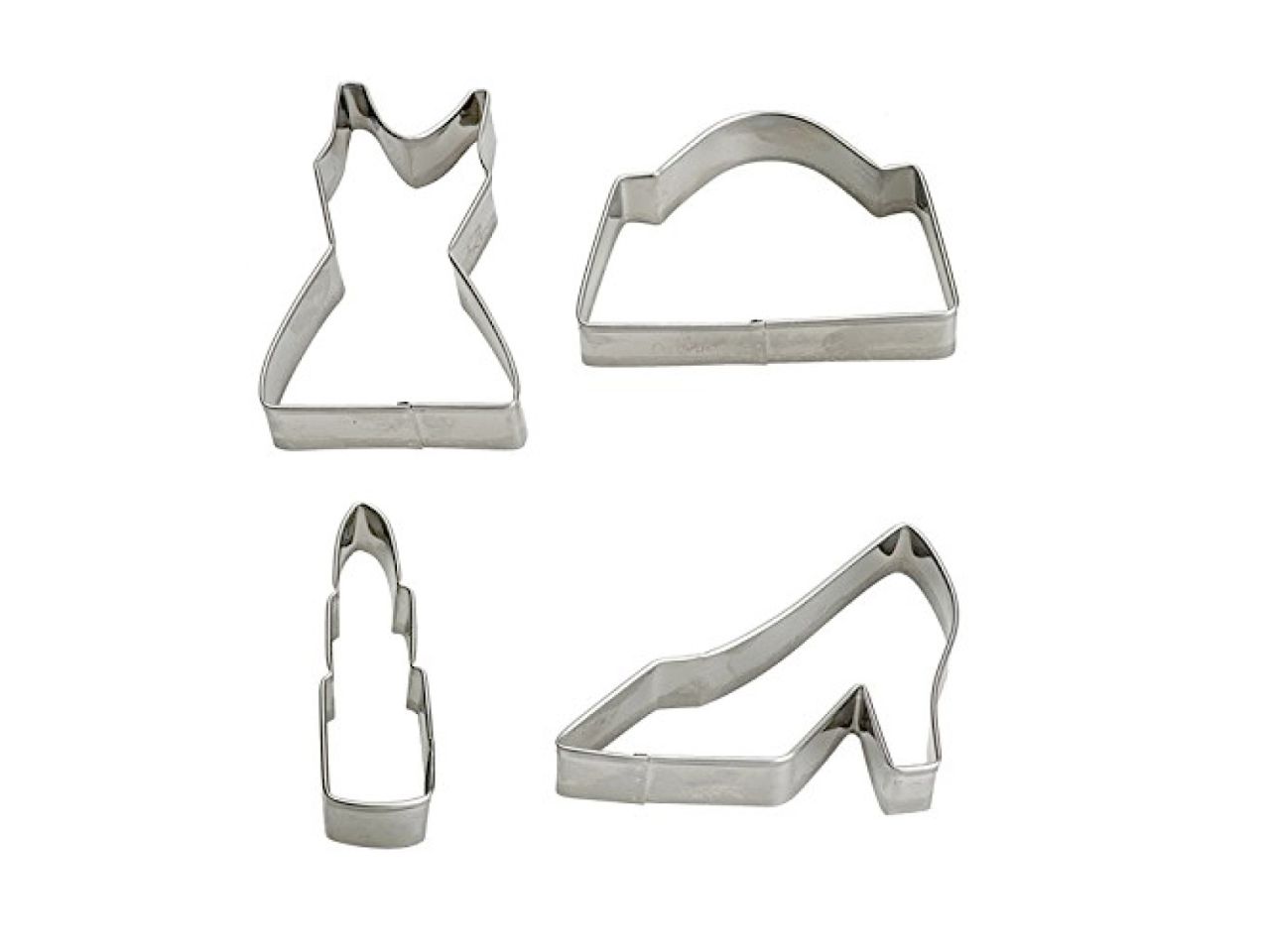 Plätzchen Ausstecher-Set Fashion, 4-teilig