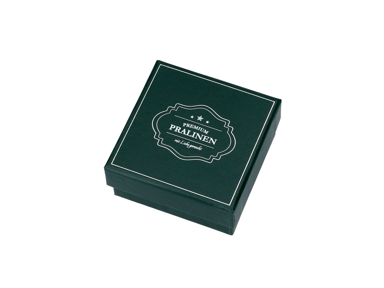 Chocolate Case Vintage Green für 4 Pralinen