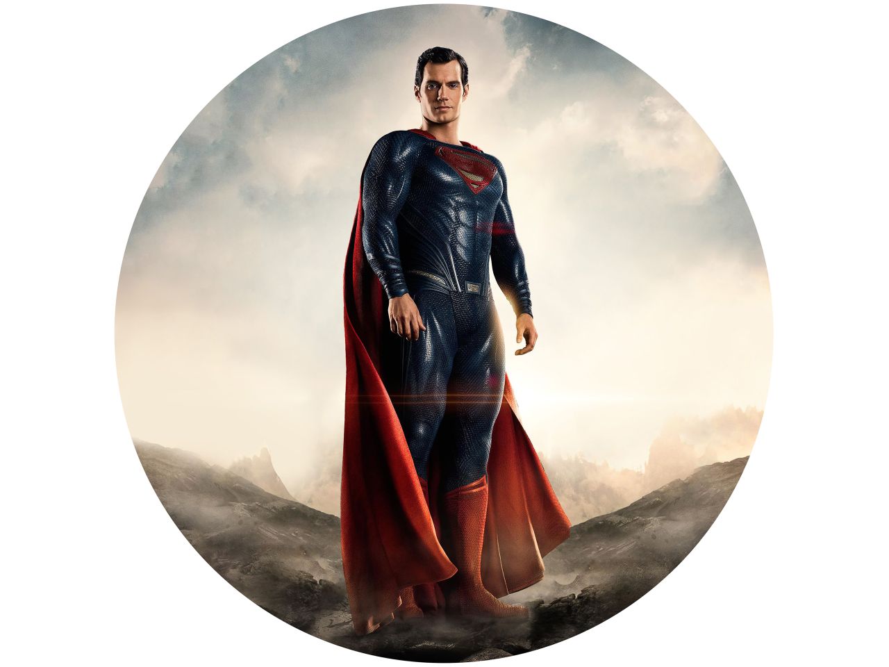 Tortenaufleger Superman, rund 20cm