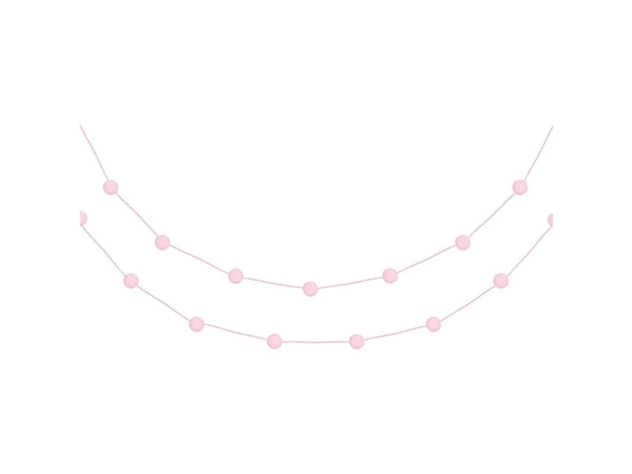 Pompom-Girlande Pink