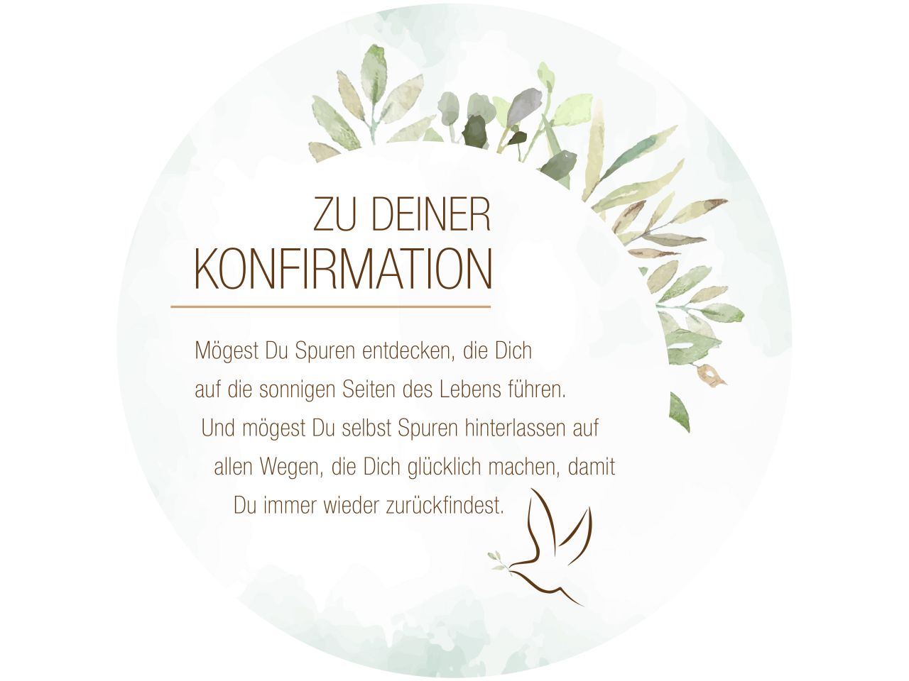 Tortenaufleger Konfirmation 20cm rund