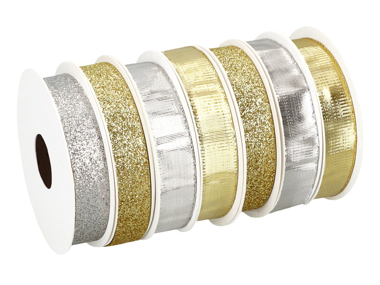 Satinband: Gold, Polyester, 5 Meter à 15 mm, GREENLINE
