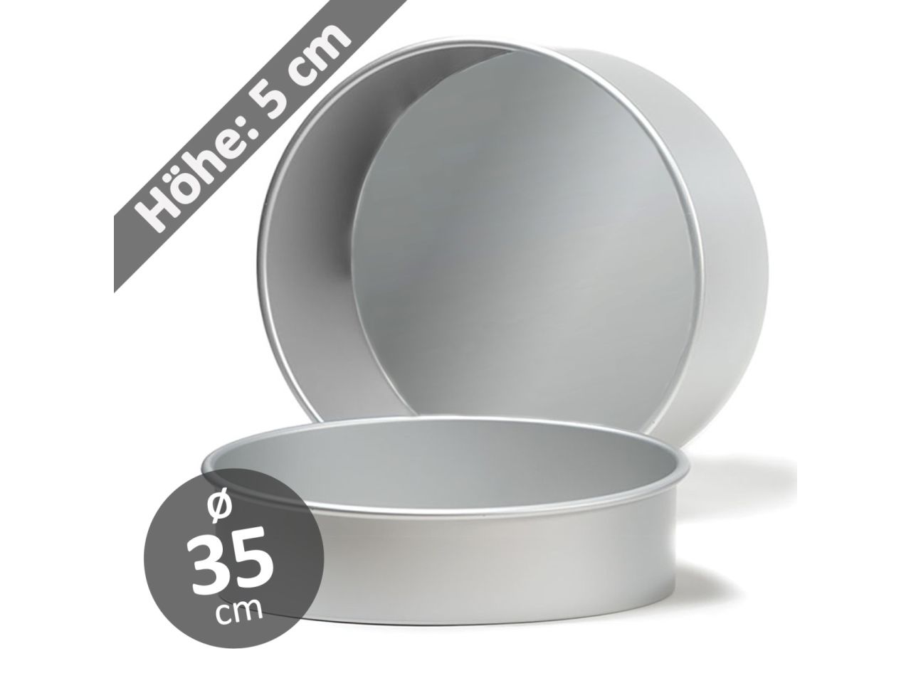 Profi Backform, Rund, 35x5 cm