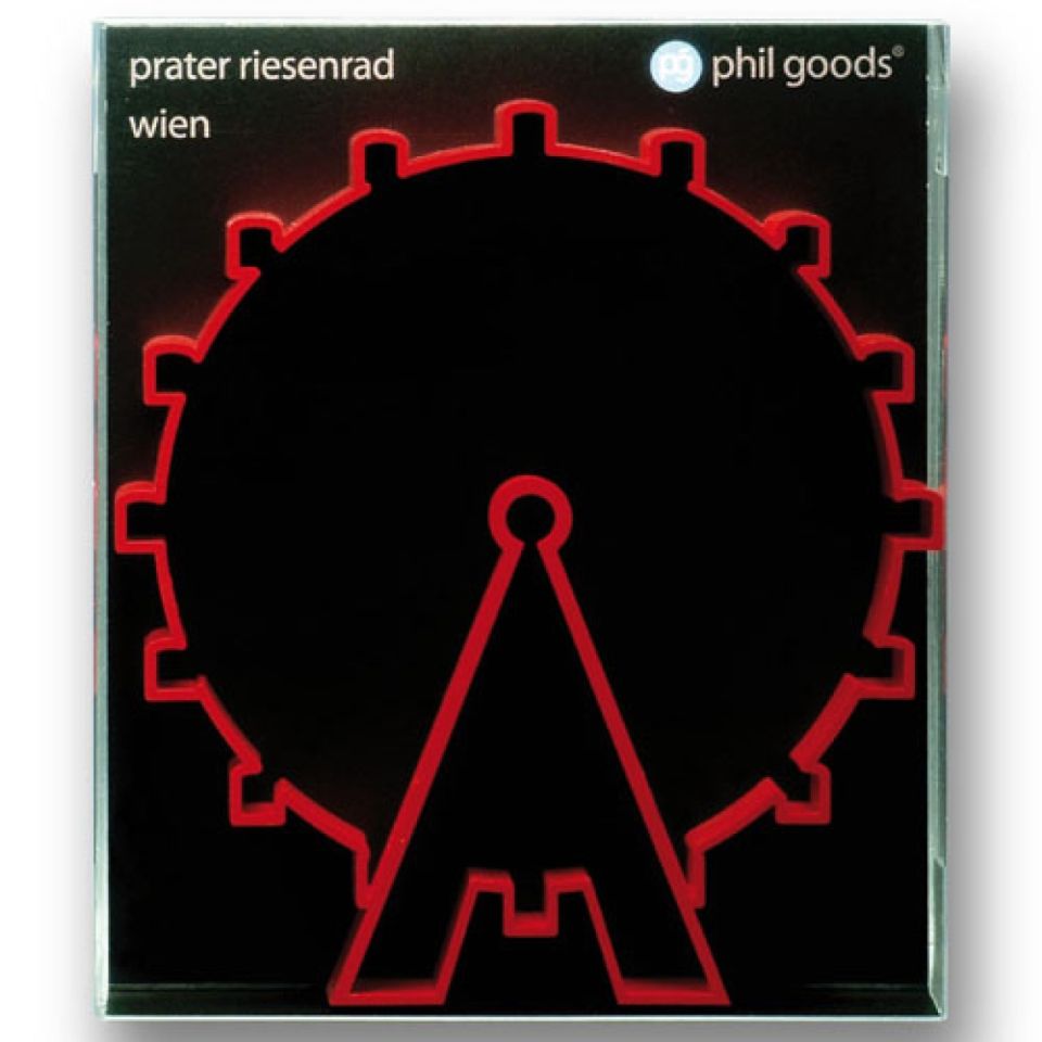 Plätzchen-Ausstechform Wien, Riesenrad, Rot