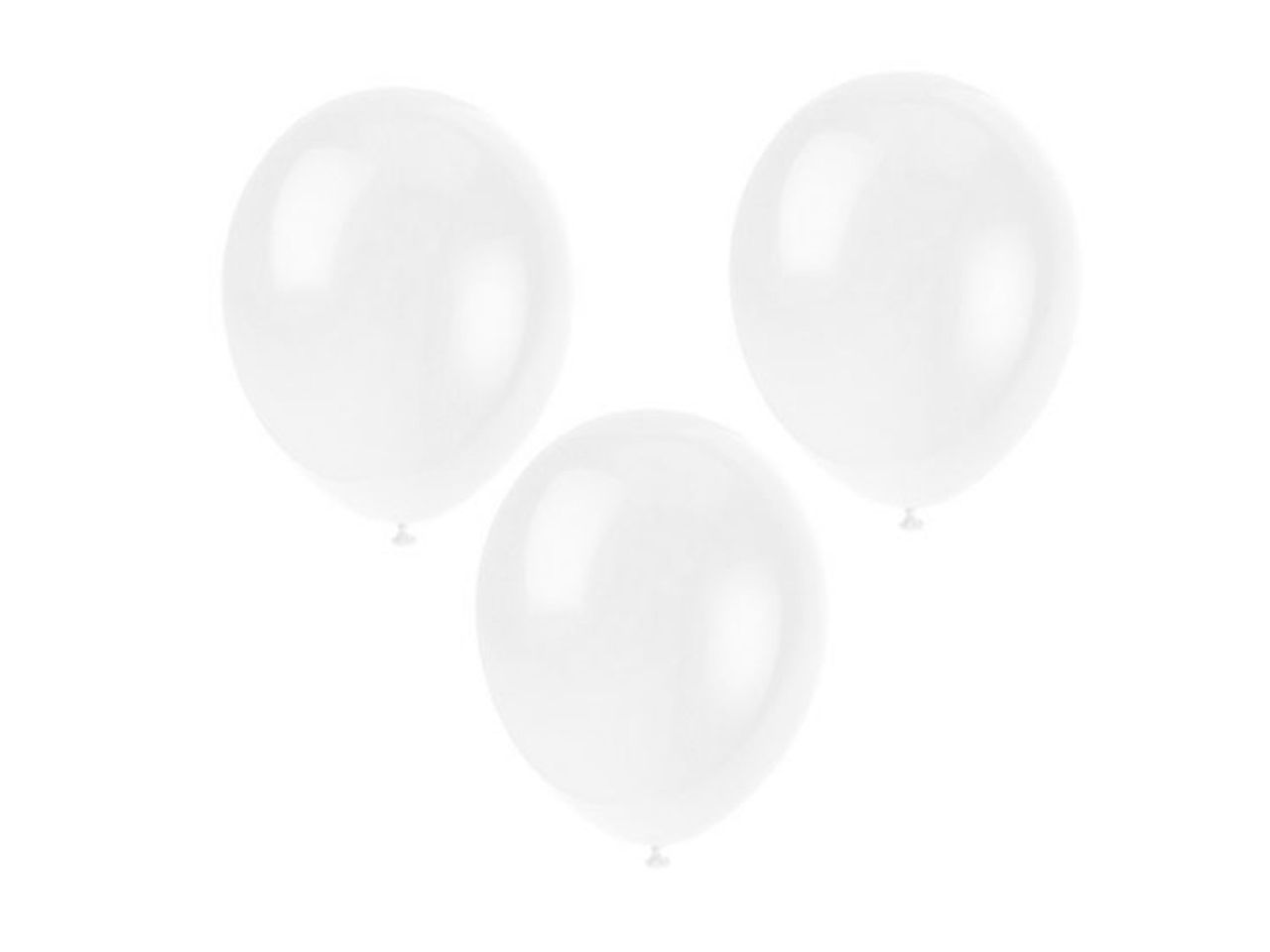ECO Luftballons Weiß, 10 Stück, 30 cm