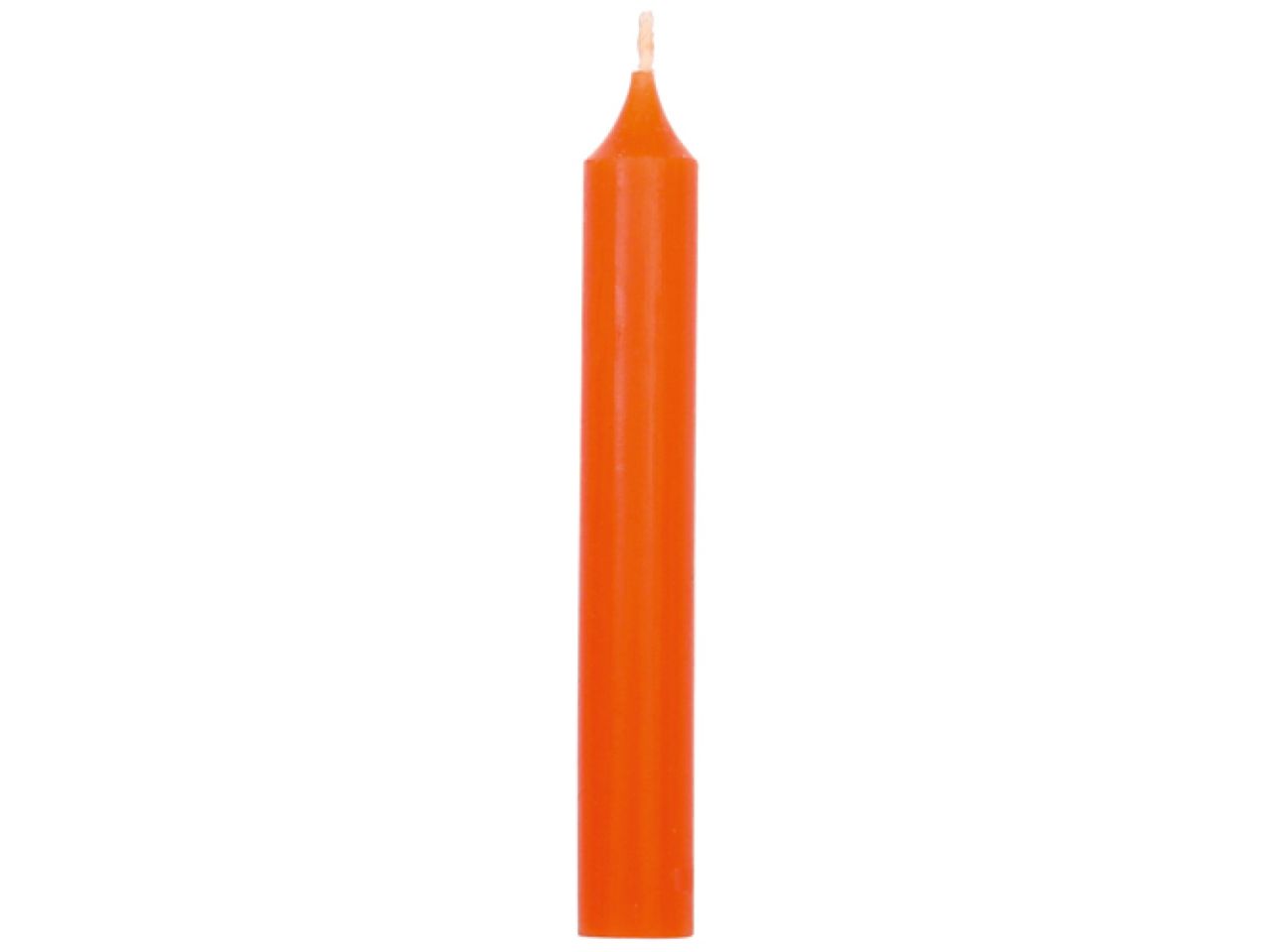 Baumkerze Orange, 10 cm