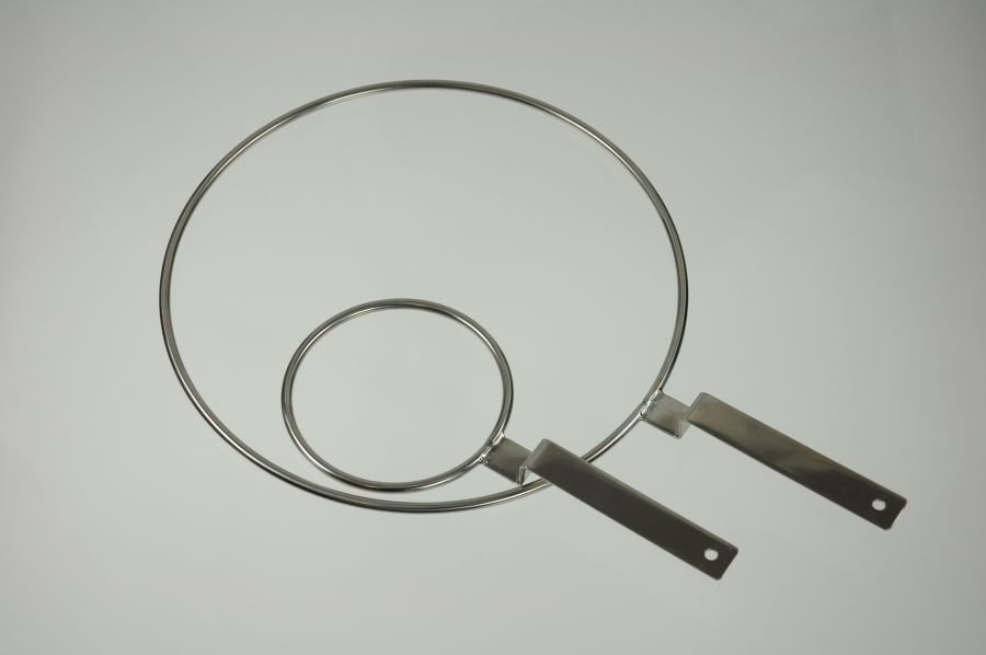 Dobos-Streichring Ø 28cm aus Edelstahl mit Handgriff