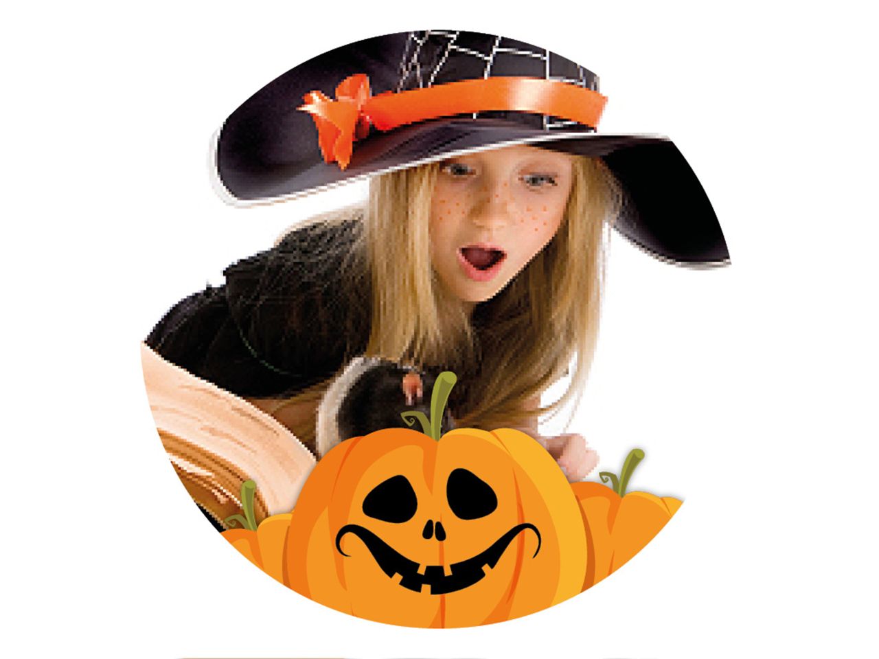 Tortenaufleger Halloween individuell rund 20cm
