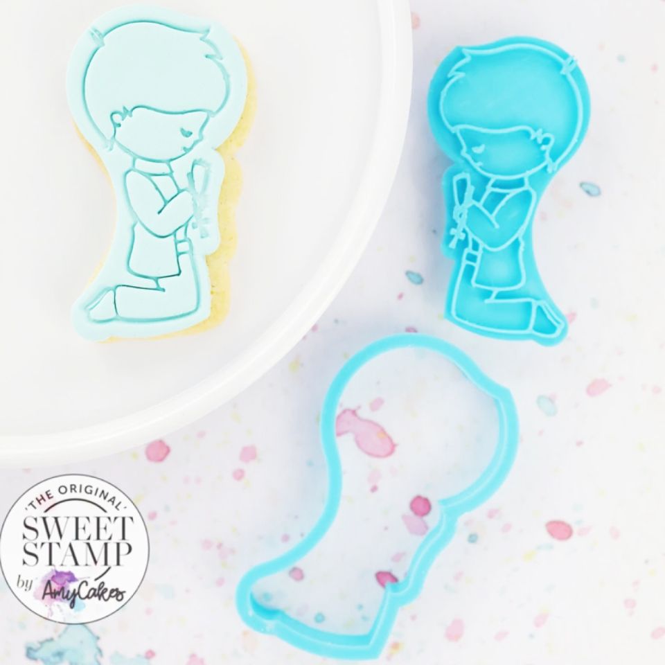 Sweet Stamp Outboss Stamp N Cut Kommunion Junge