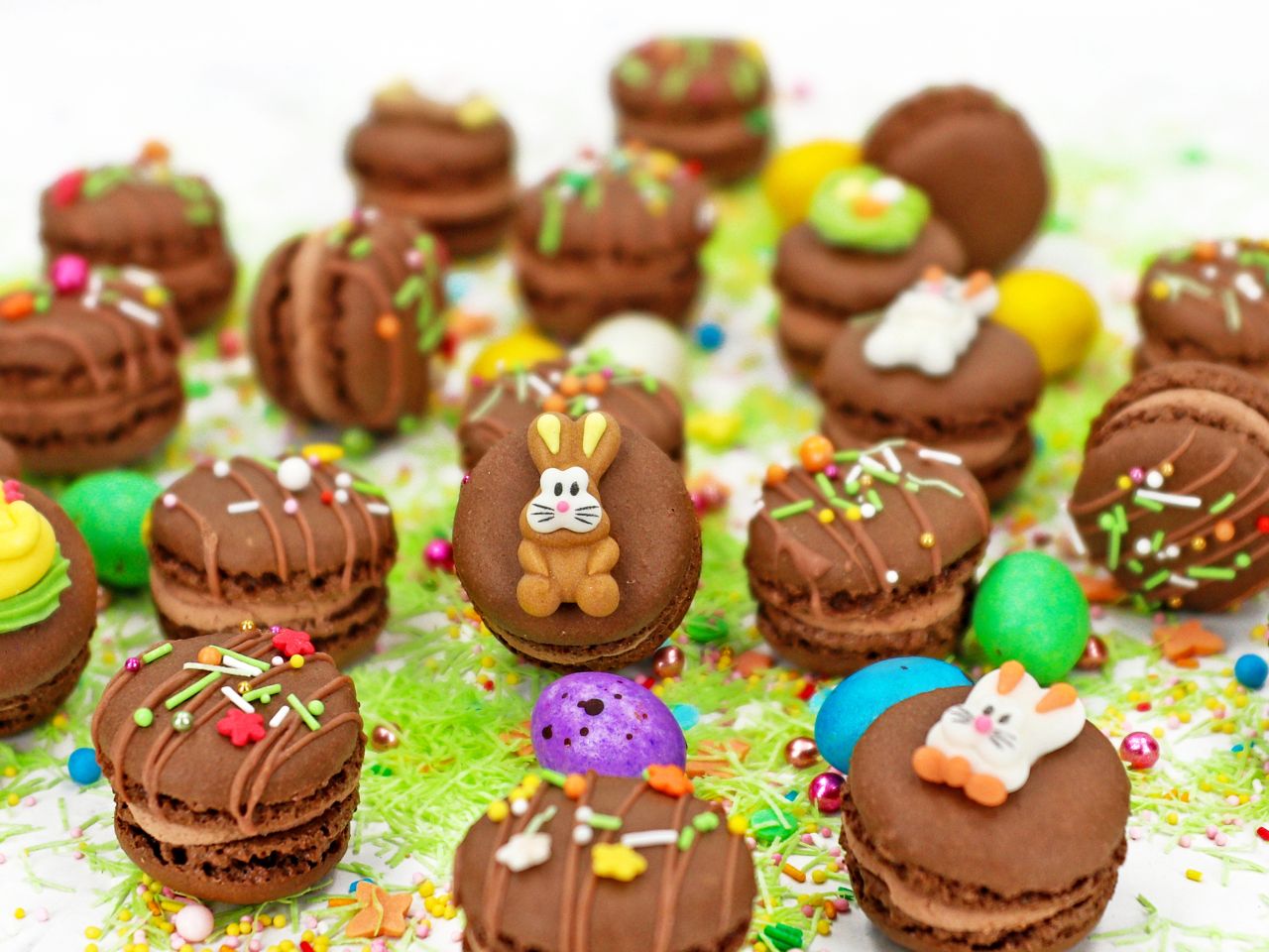 Hoppy Schoko-Macarons