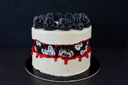 Fault Line Halloween Cake