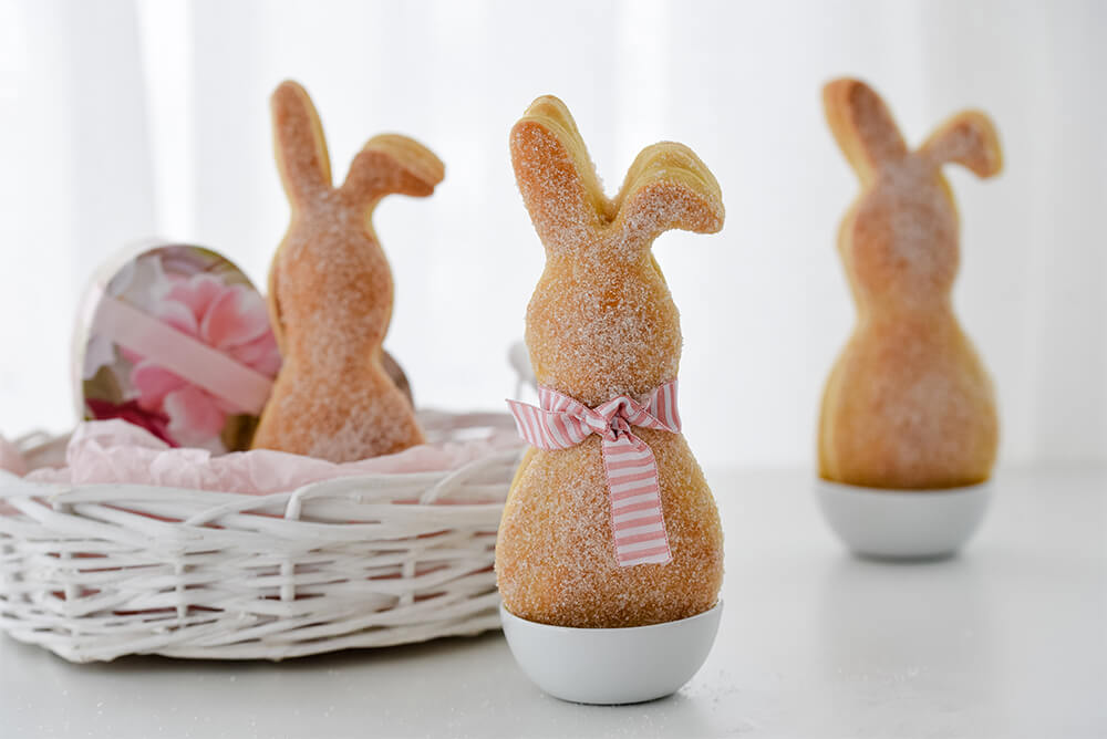 Hobbybaecker Rezept Gefüllte Quarkteig Häschen